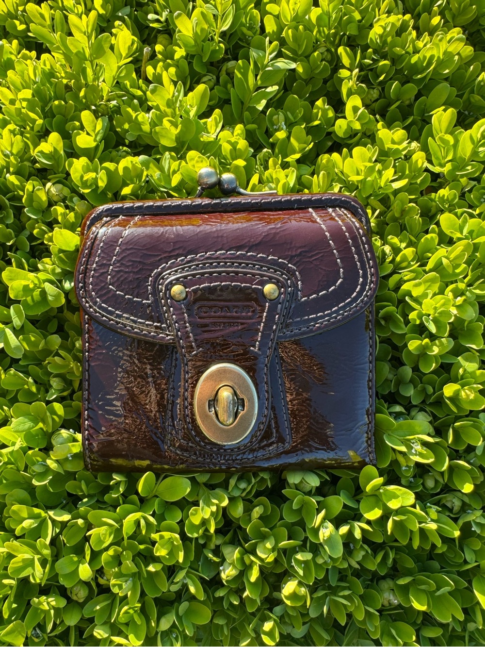 Coach Patent Leather 65th Anniversary Gigi Wallet